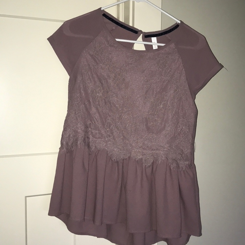 Lavender Blouse